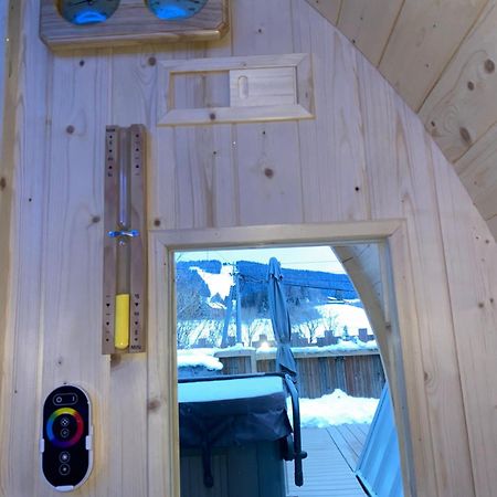 Au-Doux-Altic Chalet Romantique Avec Jacuzzi Et Sauna Métabief Exteriér fotografie